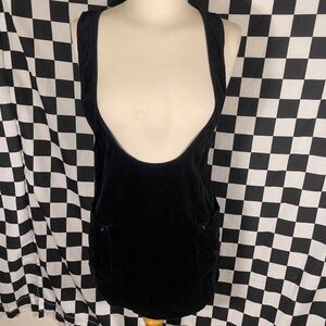 Free People black skirt with straps